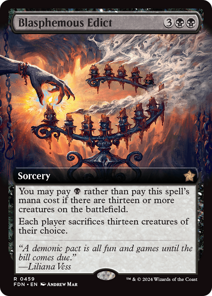 Blasphemous Edict (Extended Art) [Foundations]-1