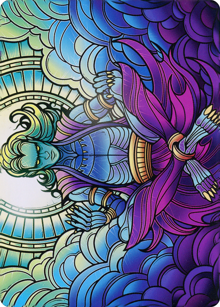 Zur, Eternal Schemer // Zur, Eternal Schemer (ADMU-081) - Dominaria United Art Series (Borderless)-1