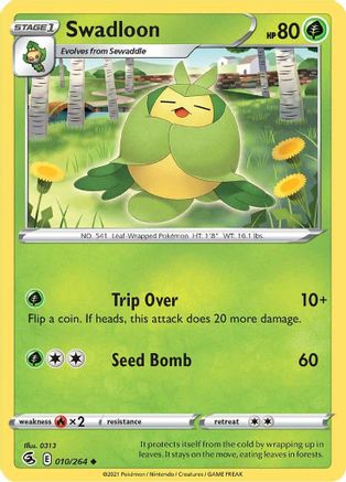 Swadloon (010/264) [Sword & Shield: Fusion Strike]-1
