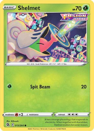 Shelmet (013/264) [Sword & Shield: Fusion Strike]-1