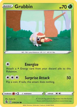 Grubbin (018/264) [Sword & Shield: Fusion Strike]-1