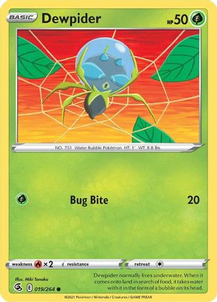 Dewpider (019/264) [Sword & Shield: Fusion Strike]-1