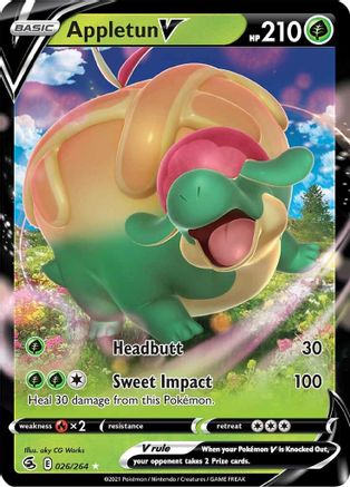 Appletun V (026/264) [Sword & Shield: Fusion Strike]-1