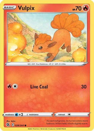 Vulpix (028/264) [Sword & Shield: Fusion Strike]-1