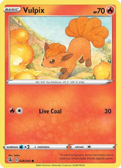 Vulpix (028/264) [Sword & Shield: Fusion Strike]-1