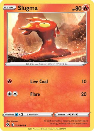 Slugma (034/264) [Sword & Shield: Fusion Strike]-1