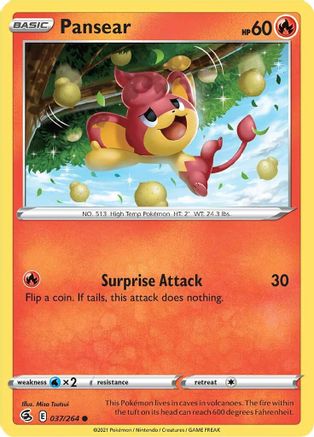 Pansear (037/264) [Sword & Shield: Fusion Strike]-1