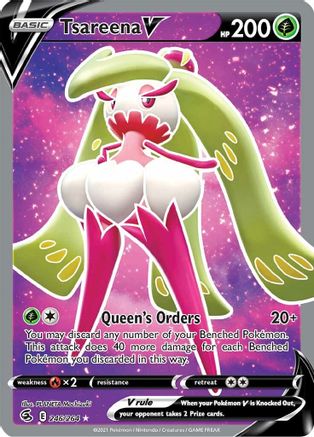 Tsareena V (246/264) [Sword & Shield: Fusion Strike]-1
