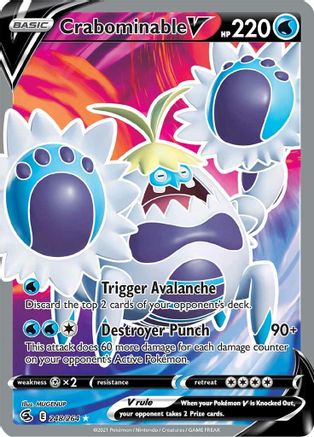 Crabominable V (248/264) [Sword & Shield: Fusion Strike]-1