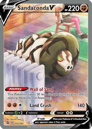 Sandaconda V (252/264) [Sword & Shield: Fusion Strike]-1