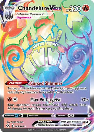 Chandelure VMAX (265/264) [Sword & Shield: Fusion Strike]-1