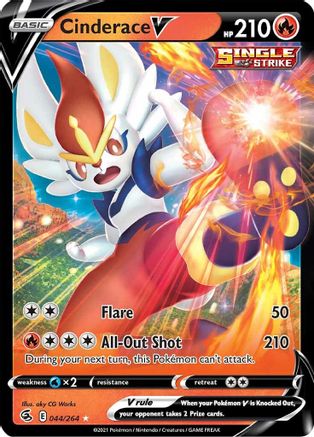 Cinderace V (044/264) [Sword & Shield: Fusion Strike]-1