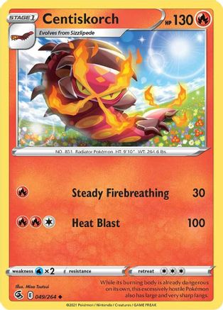 Centiskorch (049/264) [Sword & Shield: Fusion Strike]-1