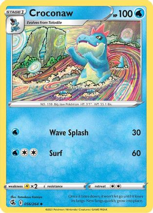 Croconaw (056/264) [Sword & Shield: Fusion Strike]-1