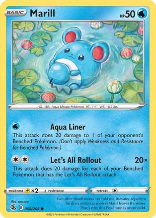 Marill (058/264) [Sword & Shield: Fusion Strike]-1