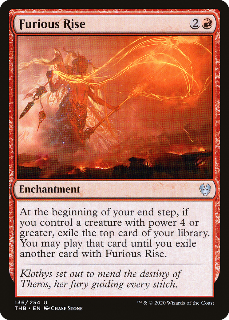 Furious Rise [Theros Beyond Death]-1