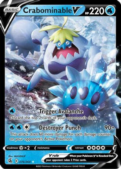 Crabominable V (076/264) [Sword & Shield: Fusion Strike]-1