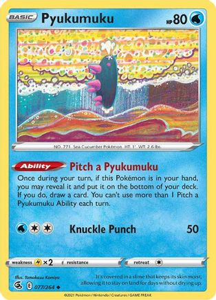 Pyukumuku (077/264) [Sword & Shield: Fusion Strike]-1