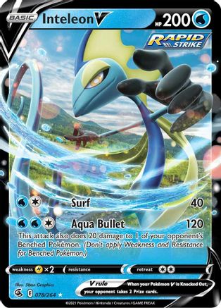 Inteleon V (078/264) [Sword & Shield: Fusion Strike]-1