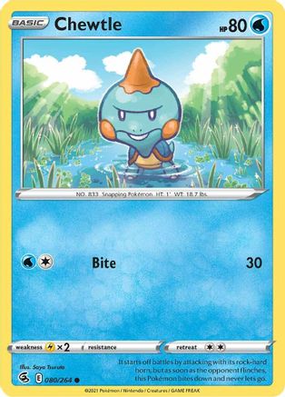 Chewtle (080/264) [Sword & Shield: Fusion Strike]-1
