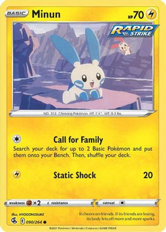 Minun (090/264) [Sword & Shield: Fusion Strike]-1