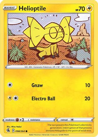 Helioptile (098/264) [Sword & Shield: Fusion Strike]-1
