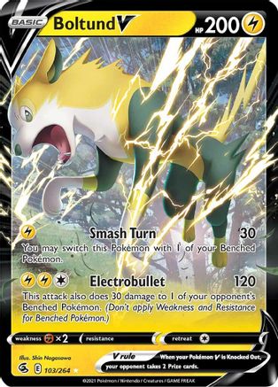 Boltund V (103/264) [Sword & Shield: Fusion Strike]-1