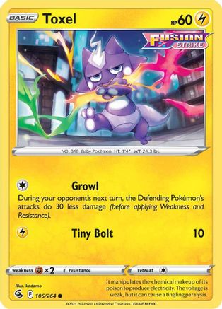 Toxel (106/264) [Sword & Shield: Fusion Strike]-1