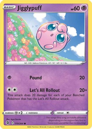 Jigglypuff (110/264) [Sword & Shield: Fusion Strike]-1