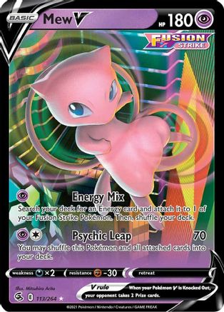 Mew V (113/264) [Sword & Shield: Fusion Strike]-1