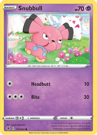 Snubbull (115/264) [Sword & Shield: Fusion Strike]-1