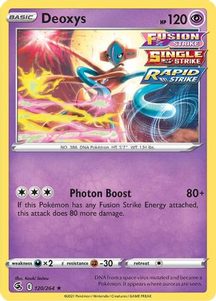 Deoxys (120/264) [Sword & Shield: Fusion Strike]-1