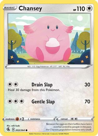 Chansey (202/264) [Sword & Shield: Fusion Strike]-1