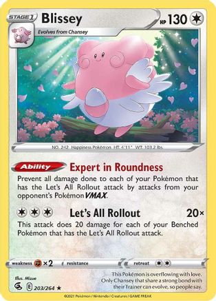 Blissey (203/264) [Sword & Shield: Fusion Strike]-1