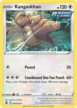 Kangaskhan (204/264) [Sword & Shield: Fusion Strike]-1