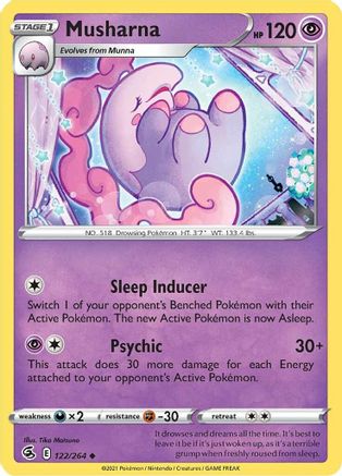 Musharna (122/264) [Sword & Shield: Fusion Strike]-1