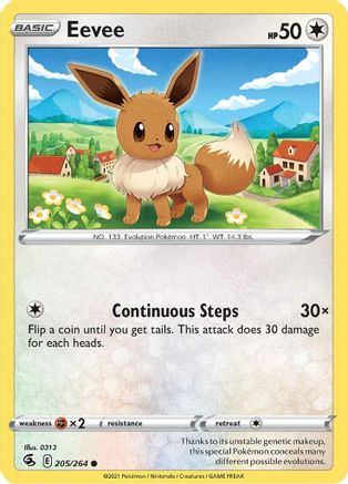 Eevee (205/264) [Sword & Shield: Fusion Strike]-1