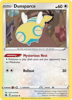 Dunsparce (207/264) [Sword & Shield: Fusion Strike]-1
