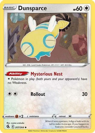 Dunsparce (207/264) [Sword & Shield: Fusion Strike]-1