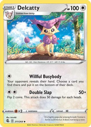Delcatty (211/264) [Sword & Shield: Fusion Strike]-1