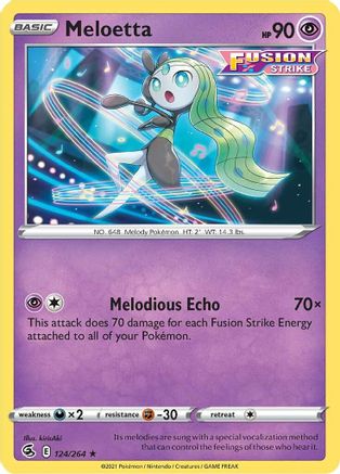 Meloetta (124/264) [Sword & Shield: Fusion Strike]-1