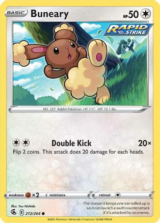 Buneary (212/264) [Sword & Shield: Fusion Strike]-1