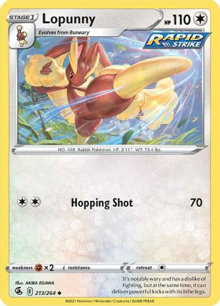 Lopunny (213/264) [Sword & Shield: Fusion Strike]-1