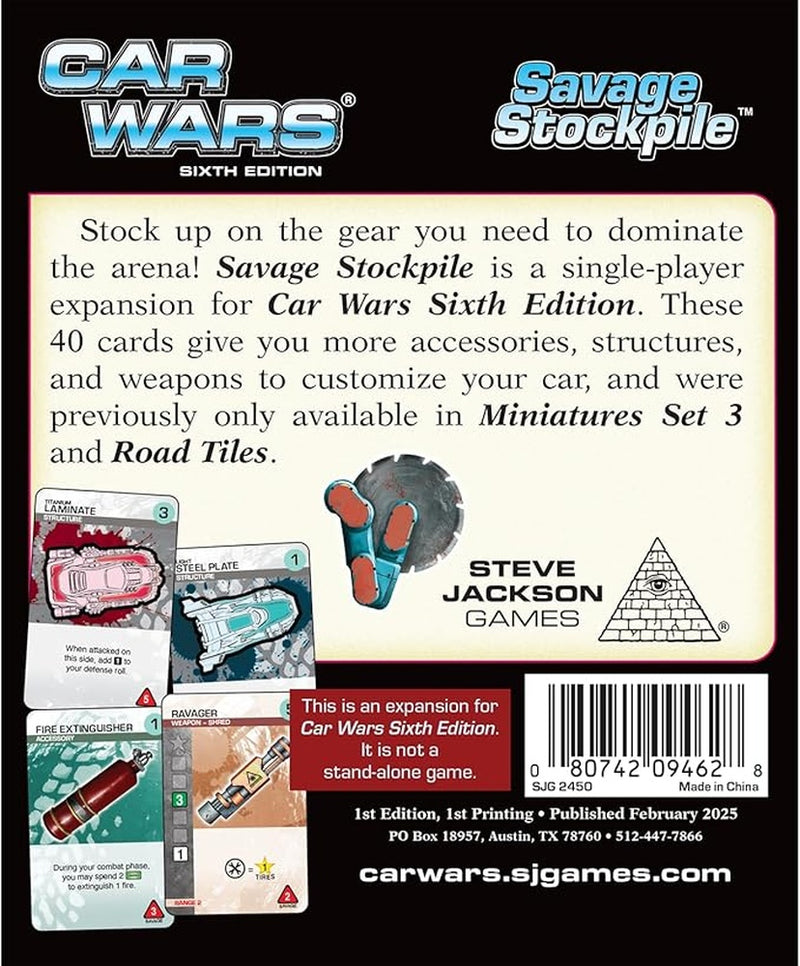 Car Wars - Savage Stockpile