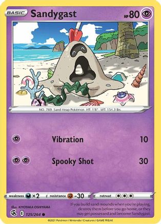 Sandygast (125/264) [Sword & Shield: Fusion Strike]-1