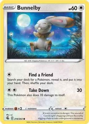 Bunnelby (214/264) [Sword & Shield: Fusion Strike]-1