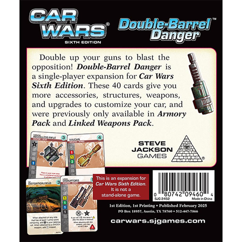 Car Wars - Double Barrel Danger