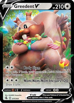 Greedent V (217/264) [Sword & Shield: Fusion Strike]-1