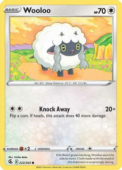 Wooloo (222/264) [Sword & Shield: Fusion Strike]-1