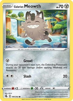 Galarian Meowth (180/264) [Sword & Shield: Fusion Strike]-1